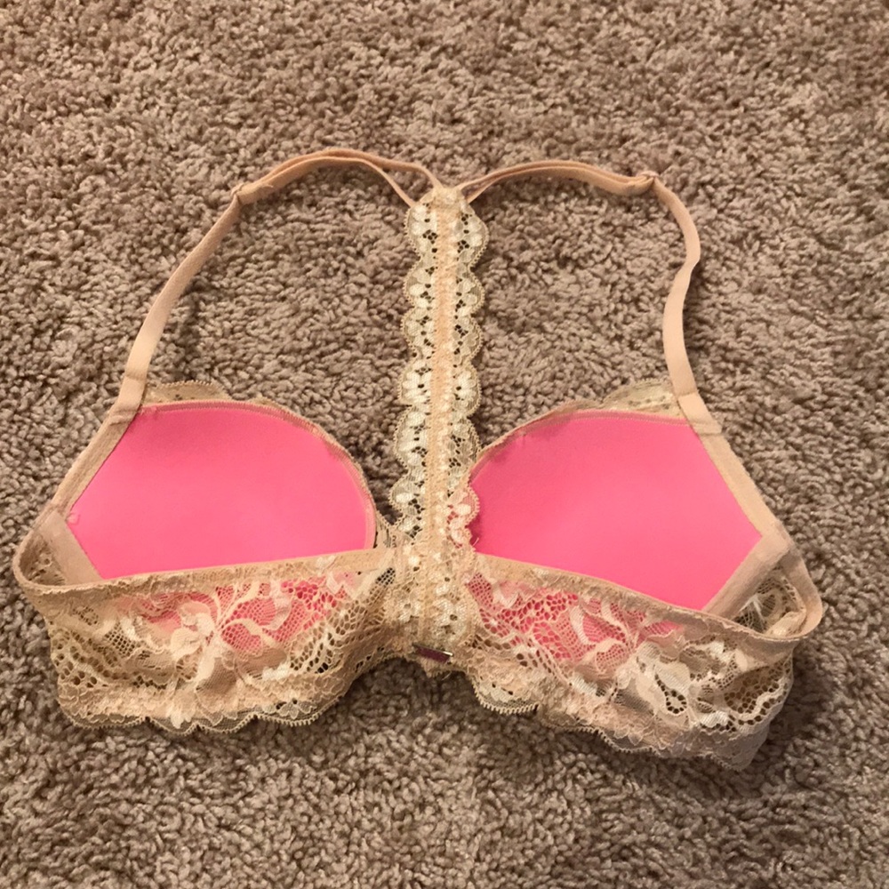 PINK Tan Razor Back Bra - Picture 2 of 4